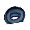 Agate Free-standing Slice (Blue) ~110x147mm