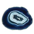 Agate Slice - Blue with crystal centre ~ 280mm