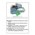 Anxiety & Stress Crystal Healing Pack & Reference Card