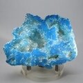 Aqua Aura Quartz Geode ~77x63mm