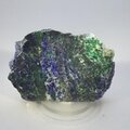 Azurite & Malachite Polished Slice ~59mm