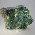 Azurite & Malachite Polished Slice ~73mm