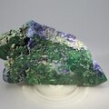Azurite & Malachite Polished Slice ~75mm