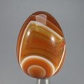 Banded Carnelian Crystal Egg ~48mm