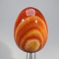 Banded Carnelian Crystal Egg ~48mm