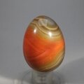 Banded Carnelian Crystal Egg ~48mm