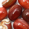 Banded Carnelian Crystal Egg ~48mm