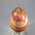 Banded Carnelian Crystal Egg ~49mm