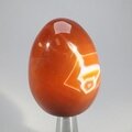 Banded Carnelian Crystal Egg ~49mm