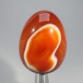 Banded Carnelian Crystal Egg ~49mm
