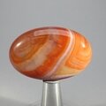Banded Carnelian Massage Stone ~45mm