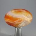Banded Carnelian Massage Stone ~45mm