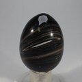 Black Banded Onyx Egg  ~49mm