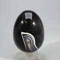 Black Banded Onyx Egg  ~49mm