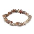 Black Moonstone Gemstone Chip Bracelet
