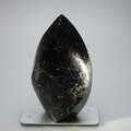 Black Tourmaline Crystal Flame ~102x55mm