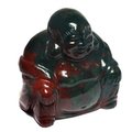 Bloodstone Sitting Buddha Statue