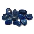 Blue Agate Tumble Stone (20-25mm) - Single Stone