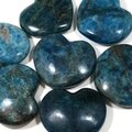 Blue Apatite Crystal Heart (Extra Grade) ~45mm