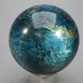 Blue Apatite Crystal Sphere ~58mm