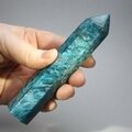 Blue Apatite Polished Point  ~124x27mm