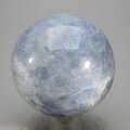 Blue Calcite Crystal Sphere ~51mm