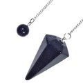 Blue Goldstone Crystal Pendulum