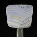Blue Lace Agate Polished Tile ~35x32mm