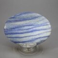 Blue Quartz Palmstone (Extra Grade) ~70x50mm
