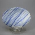 Blue Quartz Palmstone (Extra Grade) ~70x50mm