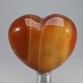 Carnelian Crystal Heart ~45mm