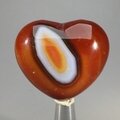 Carnelian Crystal Heart ~45mm