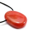 Carnelian Drilled Tumble Stone