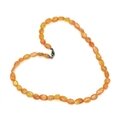 Carnelian Gemstone Necklace with clasp - 17 Inches