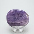 Charoite Polished Flat TumblestoneStone ~44mm