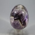 Chevron Amethyst Crystal Egg ~49mm