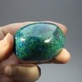 Chrysocolla and Malachite Polished Stone ~50mm