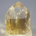 Citrine Smoky Quartz Polished Point   ~38 x 32mm