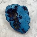 Flame Aura Quartz Geode ~75x57mm