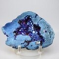 Flame Aura Quartz Geode ~83x60mm