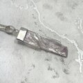 Kunzite Healing Crystal 925 Silver Pendant ~31mm