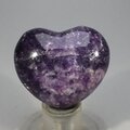 Lepidolite Crystal Heart ~45mm