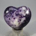Lepidolite Crystal Heart ~45mm