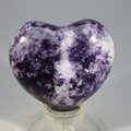 Lepidolite Crystal Heart ~45mm