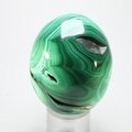 MAGNIFICENT Malachite Crystal Egg ~55mm