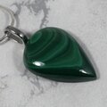 Malachite Gemstone Pendant ~27mm