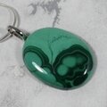 Malachite Gemstone Pendant ~30mm
