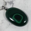 Malachite Gemstone Pendant ~33mm