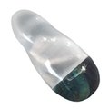 Selenite & Rainbow Fluorite Spiral Wand ~ 60 x 25mm