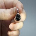 Mini Shungite 925 Silver Pendant ~6mm